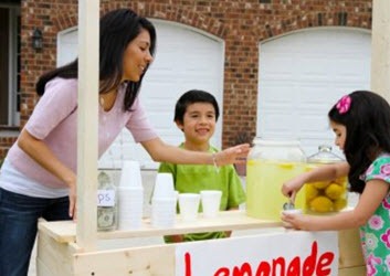 Goal setting for kids - lemonade stand 