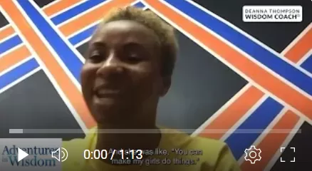 Young girl finds her "inner shine"
