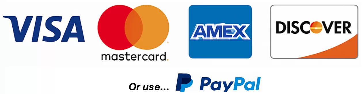 Credit card and Paypal Horizontal