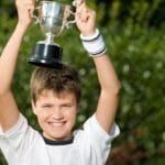Boy with positive self-esteem