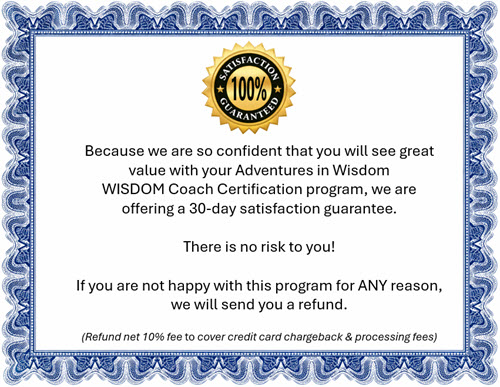 100% Satisfaction on our Life Coaching for Kids Mindset Training Packages
